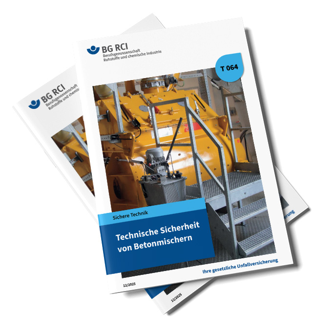 Schmuckbild - Titelbild (ein Betonmischer) der Broschüre