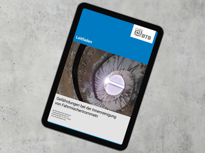 Titelbild des Leitfadens gekennzeichnet mit "nur für Mitglieder"