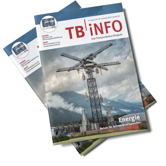 Ein Energiespeicher bei dem Betonbauteile eingesetzt werden, um Energie zwischenzuspeichern